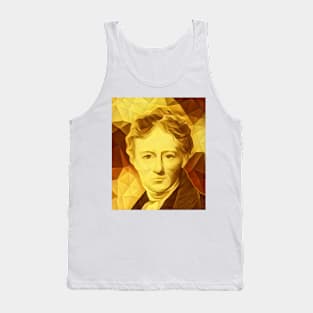 Charles Lamb Golden Portrait | Charles Lamb Artwork 9 Tank Top